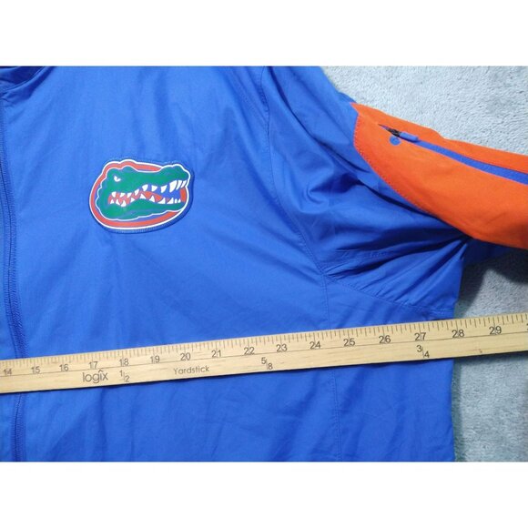 Nike Jacket Mens 2XL Blue Florida Gators Track Windbreaker Full Zip Logo - Picture 4 of 8
